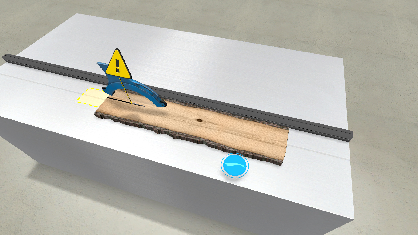 Simulateur de machine à couper le bois-2 Asynchrone